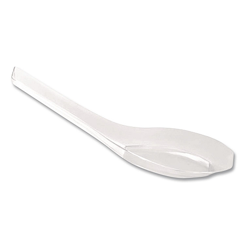 Petites Mini Utensils, Spoon, Plastic, Clear, 200/Carton