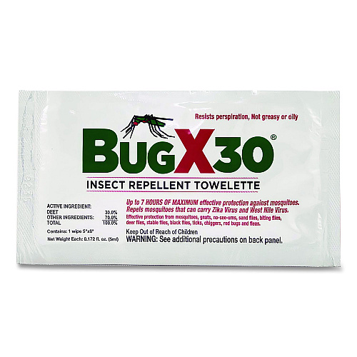 SUREFILL BugX30 Insect Repellent DEET Wipes, 300 Wipes (12643)