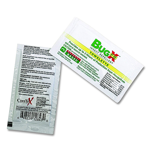 SUREFILL DEET FREE Insect Repellent Wipes, 0.27 oz, 100 Wipes (12842)
