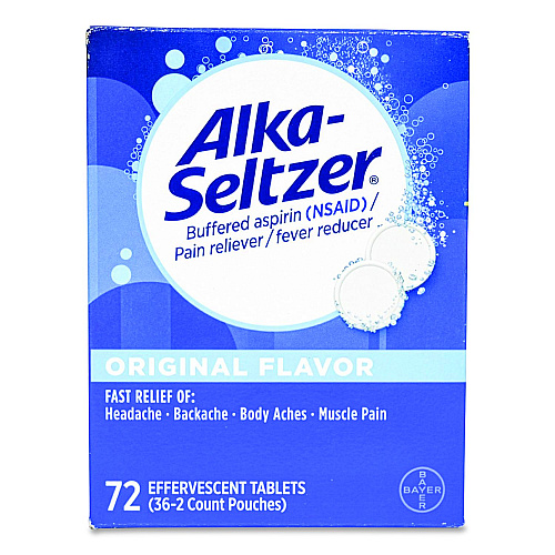 SUREFILL Alka-Seltzer, 2 Tablets/Packet, 36 Packets/Box (ATAS72)