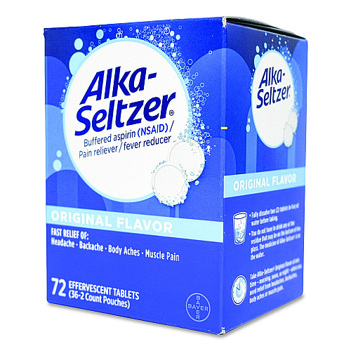 SUREFILL Alka-Seltzer, 2 Tablets/Packet, 36 Packets/Box (ATAS72)