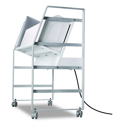 Luxor 16 Bay Open Charging Cart for 16 Devices, 27 x 14.75 x 30 (CHMC005)