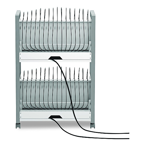 Luxor 32 Bay Open Charging Cart for 32 Devices, 27 x 14.75 x 39.75 (CHMC006)