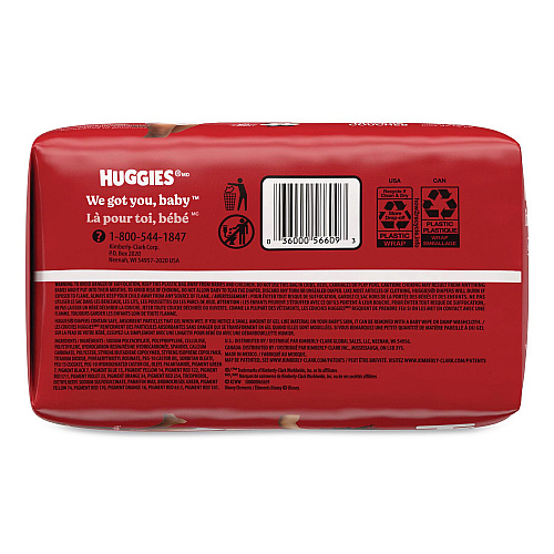 Huggies Little Movers HuggFit 360 Degree, Size 7, Over 41 lbs, Disney Design, 14/Pack (56609PK)