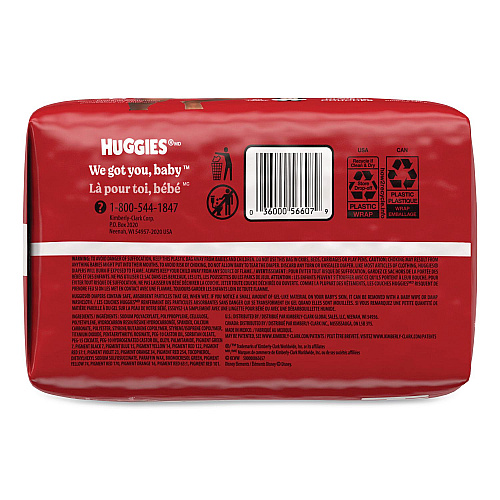 Huggies Little Movers HuggFit 360 Degree, Size 5, Over 27 lbs, Disney Design, 19/Pack (56607PK)