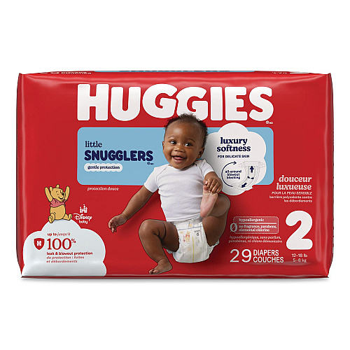 Huggies Little Snugglers Baby Diapers, Size 2, 12 lbs to 18 lbs, Disney Design, 29/Pack (49697PK)