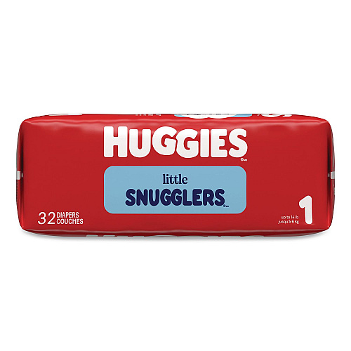 Huggies Little Snugglers Baby Diapers, Size 1, 8 lbs to 14 lbs, Disney Design, 32/Pack (49695PK)