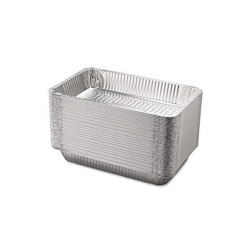 HFA Aluminum Steam Table Pans, Full-Size Deep, 65 Gauge, 3.19" Deep, 12.19 x 20.75, 50/Carton (201970)