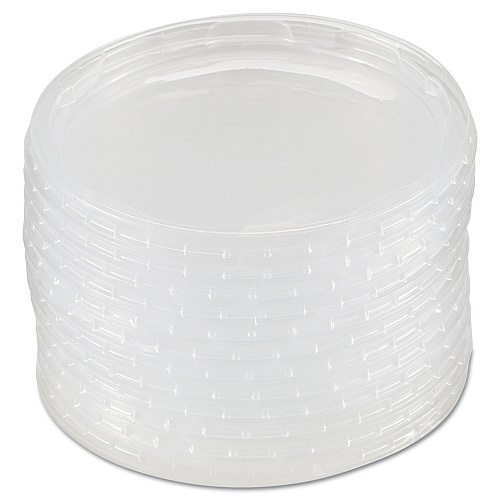 WNA Deli Container Lids, Plug-Style, Clear, Plastic, 50/Pack, 10 Packs/Carton (APCTRLID)