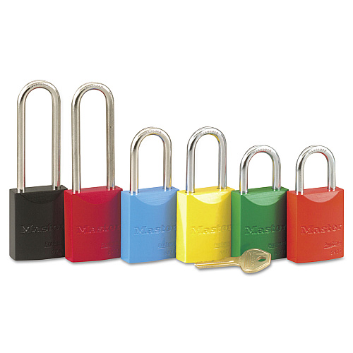 Master Lock Pro Series High Visibility Aluminum Padlock 6835RED
