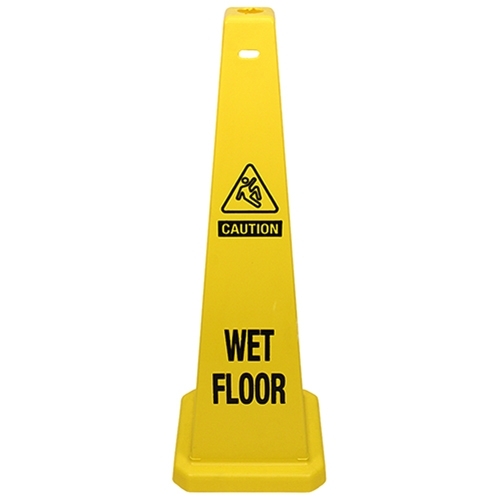 Sign 36 Inch Wet Floor, Case Of 5 (23870)