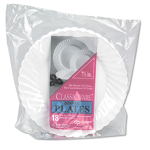 WNA CW75180W Classicware Plastic Dinnerware