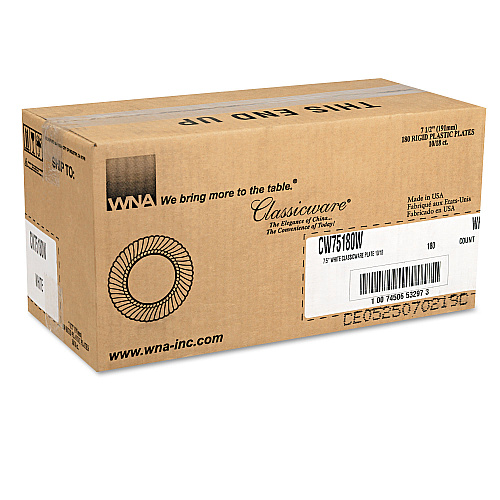 WNA CW75180W Classicware Plastic Dinnerware