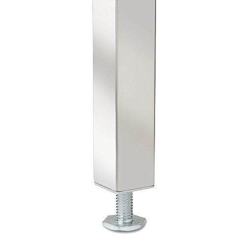 Alera Double Pedestal Steel Desk, 60" x 30" x 29.5", Cherry/Putty, Chrome-Plated Legs (ALESD6030PC)