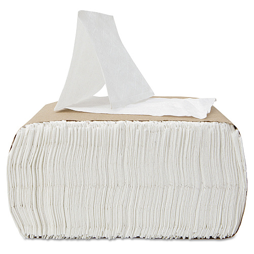 Boardwalk&reg; Low-Fold Dispenser Napkins, 1-Ply, 400 Napkins, 20 Packs (BWK8316W)