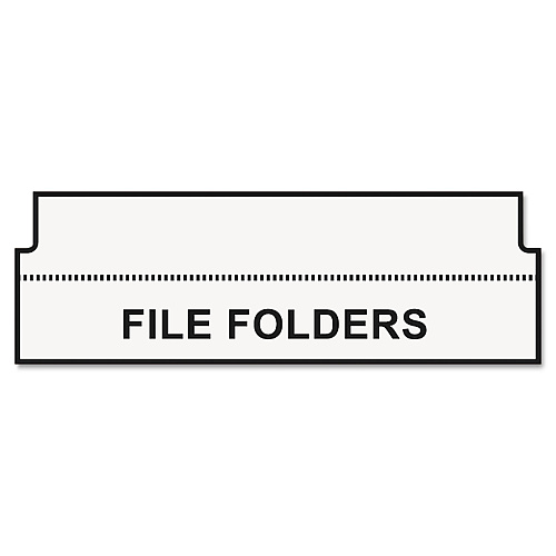 DYMO LabelWriter Hanging File Folder Tab Inserts, 0.56" x 2", White, 260 Labels/Roll (30376)