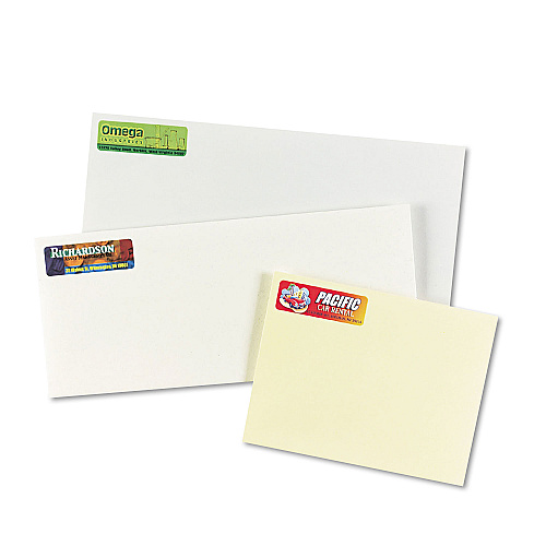 Avery Vibrant Laser Color-Print Labels w/ Sure Feed, 0.75 x 2.25, White, 750/PK (6870)