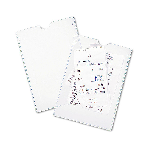 Avery Top-Load Clear Vinyl Envelopes w/Thumb Notch, 4 x 6, Clear, 10/Pack (74806)