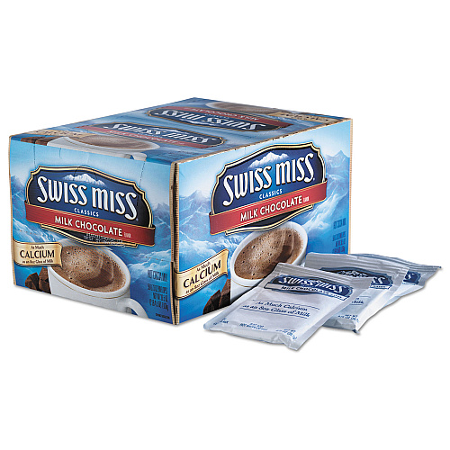 Swiss Miss Hot Cocoa Mix, Regular, 0.73 oz. Packets,  50 Packets/Box (47491)