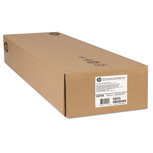 HP Everyday Adhesive Gloss Polypropylene, 2" Core, 42" x 75 ft, Glossy White, 2/Pack (C0F29A)