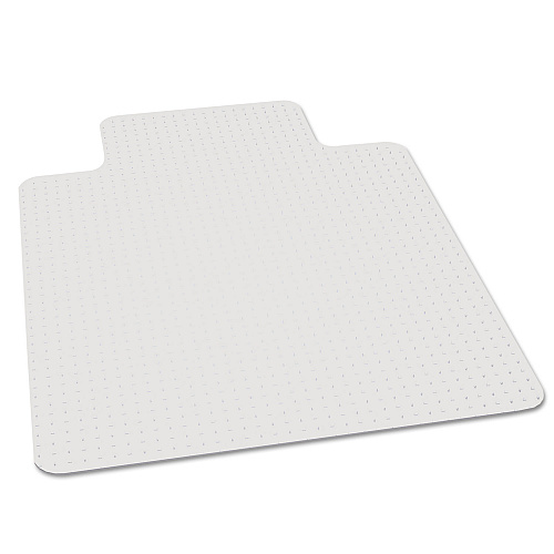 ES Robbins EverLife Light Use Chair Mat for Flat to Low Pile Carpet, Rectangular with Lip, 36 x 48, Clear Pile Carpet - 48" Length x 36" Width x 0.098" Thickness - Lip Size 10" Length x 20" Width - Vinyl - Clear - 1 Each (120023)