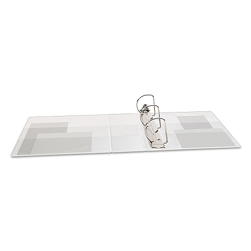 Avery TouchGuard Protection Heavy-Duty View Binders with Slant Rings, 3 Rings, 4" Capacity, 11 x 8.5, White (17145)