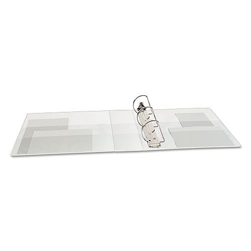 Avery TouchGuard Protection Heavy-Duty View Binders with Slant Rings, 3 Rings, 3" Capacity, 11 x 8.5, White (17144)