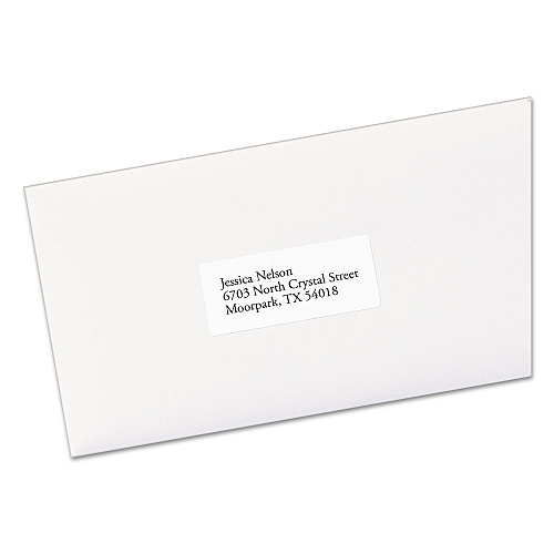 Avery EcoFriendly Mailing Labels, Inkjet/Laser Printers, 1 x 2.63, White, 30/Sheet, 100 Sheets/Pack (48460)
