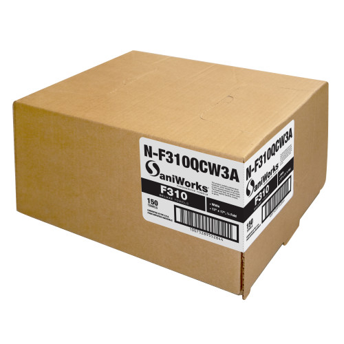 Saniworks Deluxe Towels, Poly/rayon, White, 13x17, 1/4 Fold - Case Of 150 (N-F310QCW3A)
