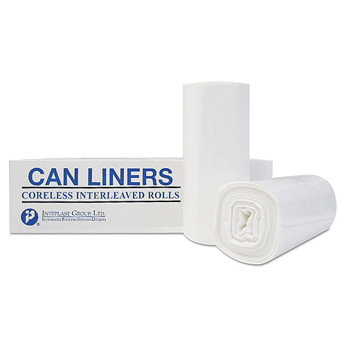 Inteplast Group Institutional Low-Density Can Liners, 56 gal, 1.4 mil, 43" x 47", Black, 100/Carton (SLW4347SHK)