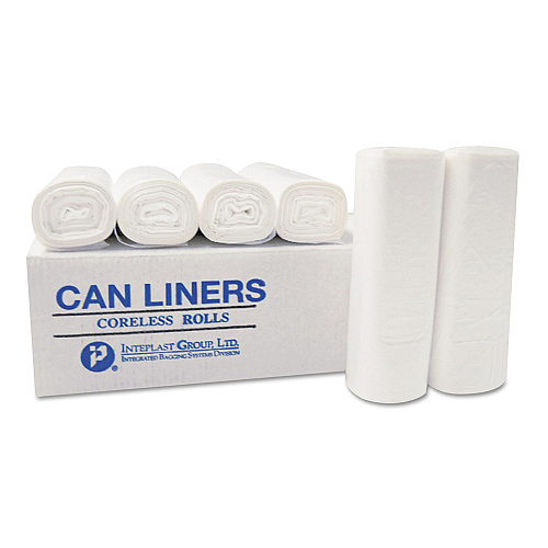 Inteplast Group Institutional Low-Density Can Liners, 33 gal, 0.70 mil, 33" x 39", White, 150/Carton (SL3339XHW2)