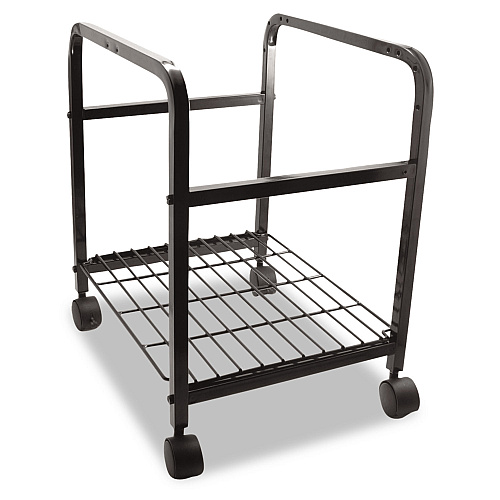 Advantus Heavy-Duty File Shuttle, Metal, 1 Shelf, 17.13" x 14.25" x 20", Black (FS2BHD)