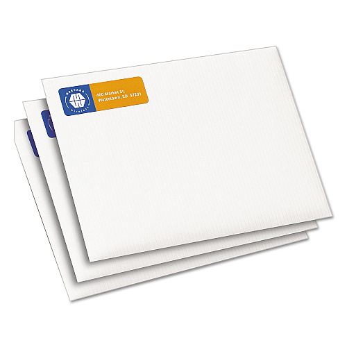 Avery Vibrant Laser Color-Print Labels w/ Sure Feed, 0.75 x 2.25, White, 750/PK (6870)