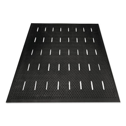 Guardian Free Flow Comfort Utility Floor Mat, 36 x 48, Black (34030401)