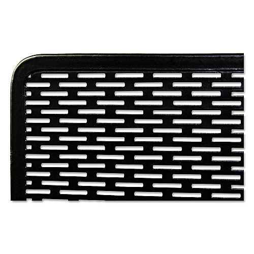 Artistic Urban Collection Punched Metal Desktop File, 1 Section, Letter to Legal Size Files, 13" x 5.75" x 10.75", Black (ART20010)