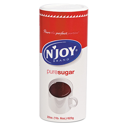 N'Joy Pure Sugar Cane, 22 oz Canisters, 8/Pack (827820)