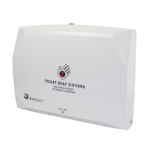 Evogen High Capacity No-touch Toilet Seat Cover Dispenser, White, 17"x12"x3.125" - 1 Each (EVNT1-HCW)