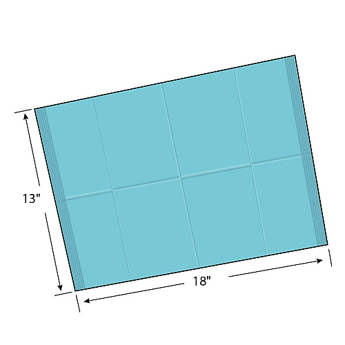 Adenna Dental Bibs Blue 18 X13 4x125, Case Of 500 (BIB741B)
