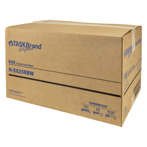 Taskbrand E25 Scrim Reinforced Hardwound Roll - Case Of 6 Rolls (N-E025RBW)