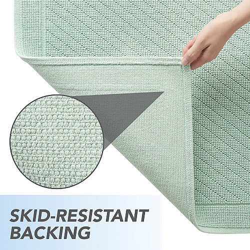 Host & Home Cotton Bath Mat 20x60 Silt Green - 1 Each (P-HH-BM-2060-GR)