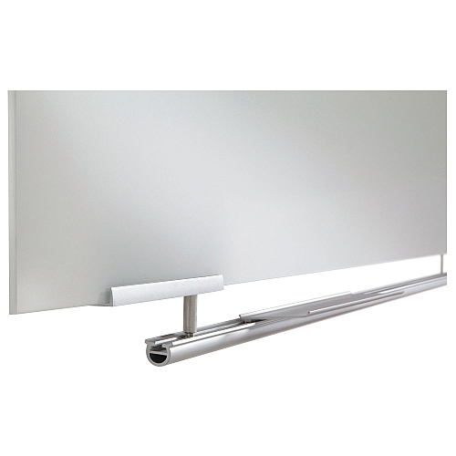 Iceberg Clarity Glass Dry Erase Board with Aluminum Trim, 48 x 36, White Surface (31140)