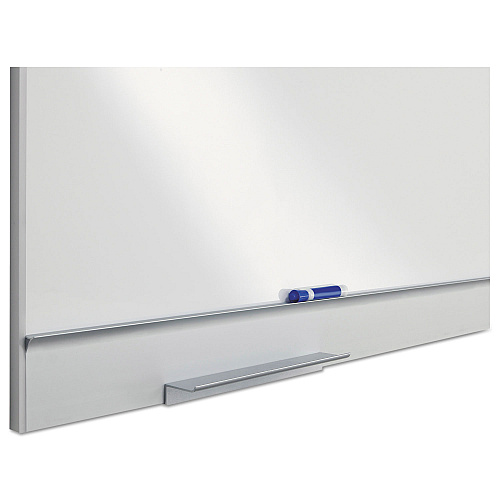 Iceberg Polarity Magnetic Dry Erase White Board, 72 x 46, White Surface, Silver Aluminum Frame (31260)