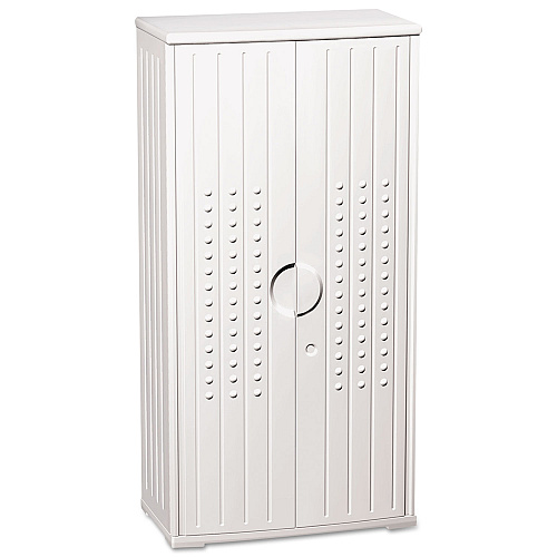 Iceberg Rough n Ready Storage Cabinet, Three-Shelf, 33w x 18d x 66h, Platinum (92553)