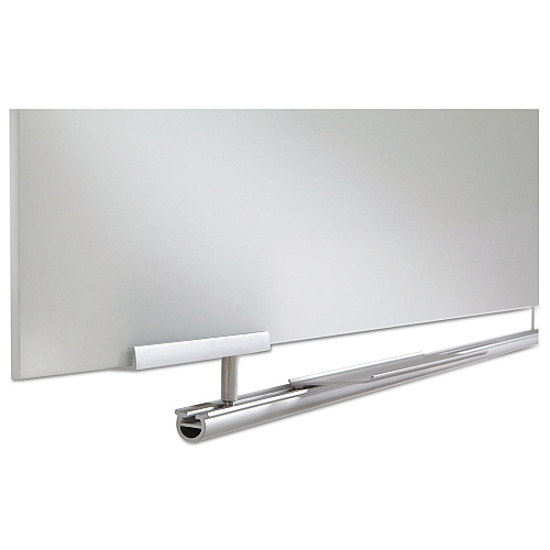 Iceberg Clarity Glass Dry Erase Board with Aluminum Trim, 60 x 36, White Surface (31150)