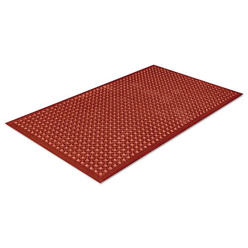 Crown Mats Safewalk-Light Heavy-Duty Anti-Fatigue Mat, Rubber, 36 x 60, Terra Cotta (WSCT35TC)