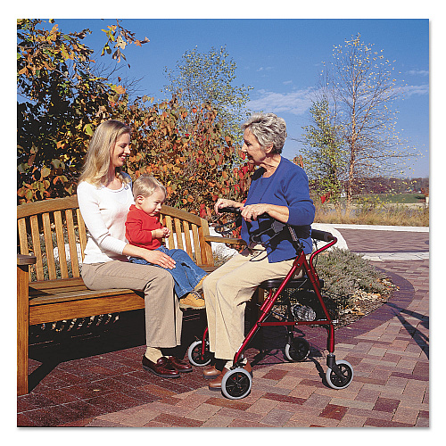 DMI 50110120700 Ultra Lightweight Aluminum Rollator