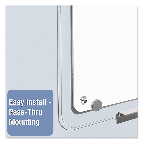 Quartet iQ Total Erase Board, 49 x 32, White, Clear Frame (TM4929)