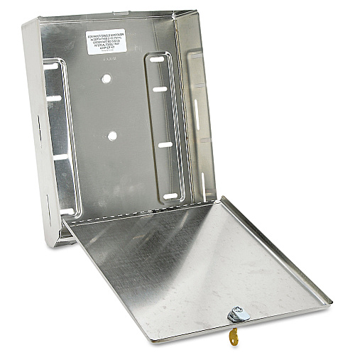Bobrick Surface-Mounted Paper Towel Dispenser, 10.75 x 4 x 14, Stainless Steel (262)