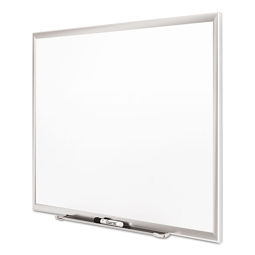 Quartet Classic Series Porcelain Magnetic Dry Erase Board, 48 x 36, White Surface, Silver Aluminum Frame (2544)