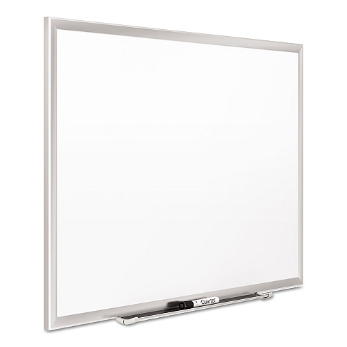 Quartet Classic Series Porcelain Magnetic Dry Erase Board, 48 x 36, White Surface, Silver Aluminum Frame (2544)